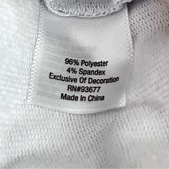 Flirtitude Active Tie Dye Pullover Crop Top Long Sleeves Reverse Seam Detail New - Picture 12 of 16